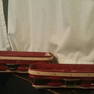 Longaberger baskets/ bread 40.00/ cracker 30.00