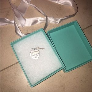 Tiffany's Heart and Key Pendant