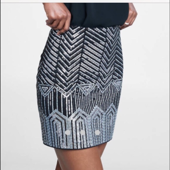 Sequin skirt