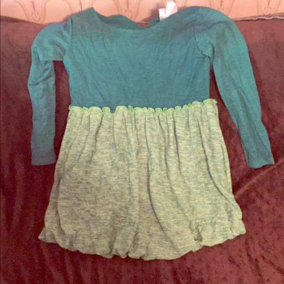 Green bubble dress girls size 6 PRICE NEGOTIABLE