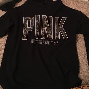Pink oversized hoodie