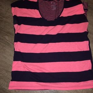 Coral/Navy Gap shirt