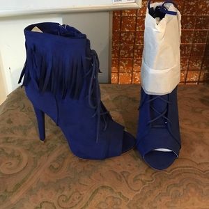 Brand New Fringe booties