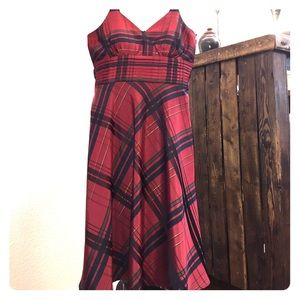 Perfect plaid party dress
