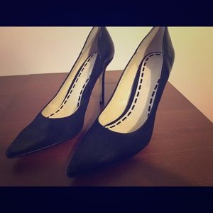 Enzo Angiolini Black Suede Heels, 8