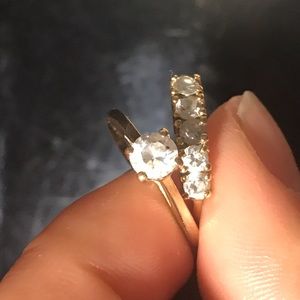 Solid Gold 10 K wedding rings