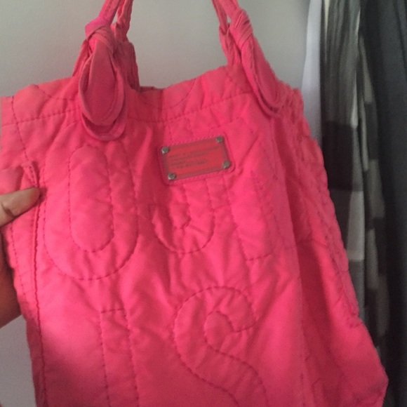 Marc Jacobs Hot Pink Nylon Tote
