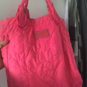 Marc Jacobs Hot Pink Nylon Tote