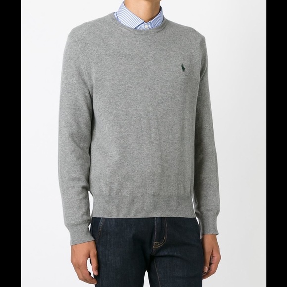 Polo Men's Crew Neck Sweater - Picture 2 of 2