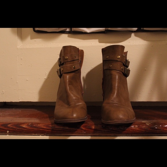 Brown booties