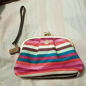 Coach Bags - COACH Legacy Striped Wristlet Coach Bags - COACH Legacy Striped Wristlet