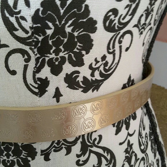 Michael Kors Rose/gold Reversable Belt