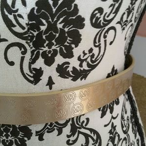 Michael Kors Rose/gold Reversable Belt