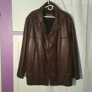 Genuine Leather Guess Jacket