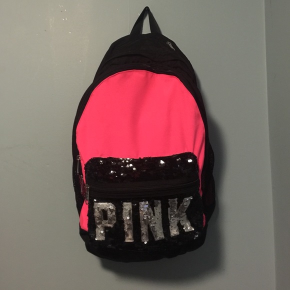 Pink backpack
