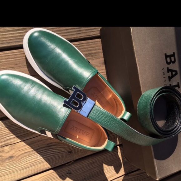 Men's Bally Green Belt