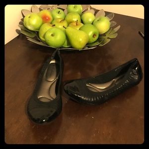 DSW Black Kelly and Katie Flats