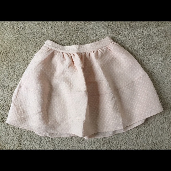 Express High Waist Jacquard Full Skirt