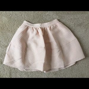 Express High Waist Jacquard Full Skirt