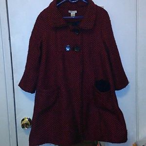 Women's wool blend coat.