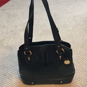 Brahmin Shoulder bag, like new black leather.