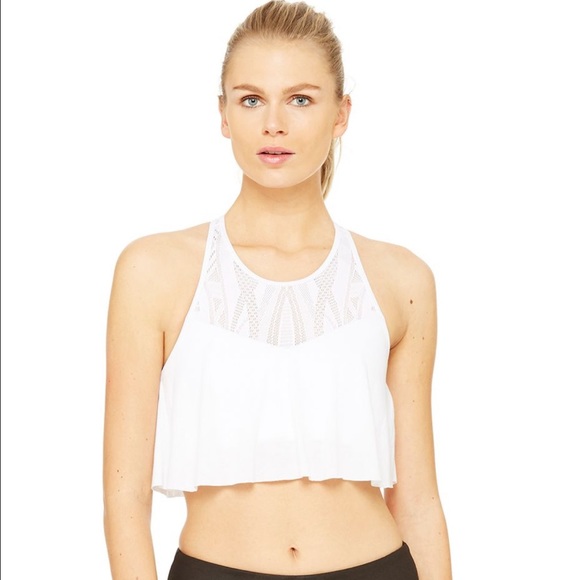 SOLD Alo Yoga Motion Bra White XS