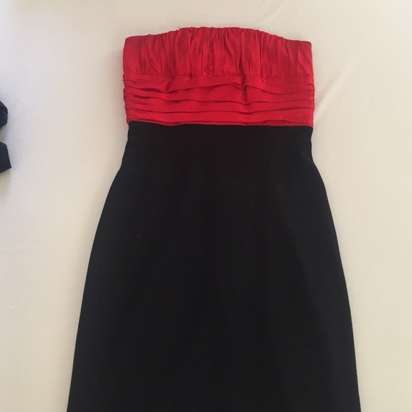 Black and red dress