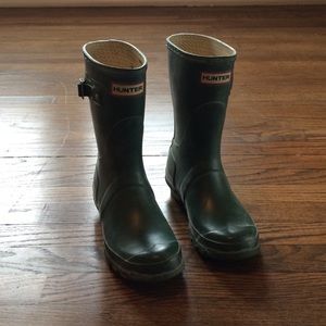 Forest Green Hunter Original Short Boots