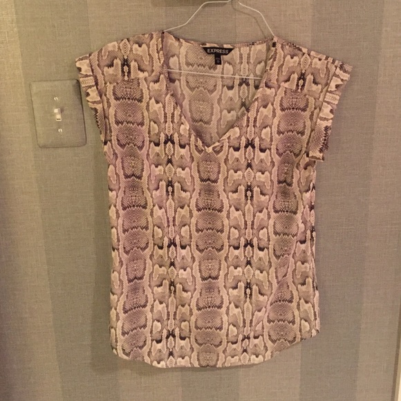 Snake skin print shirt