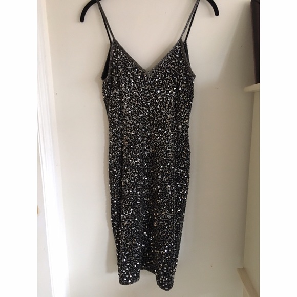Vintage Sequin Party Dress