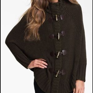 Michael Kors golden toggle cape