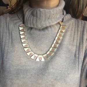 Madewell self tie geometric necklace