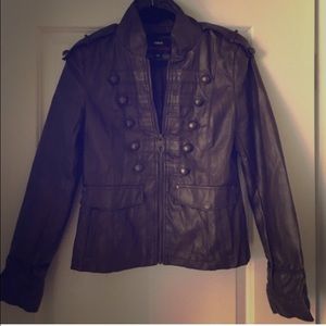 Miss Sixty Military Leather Jacket