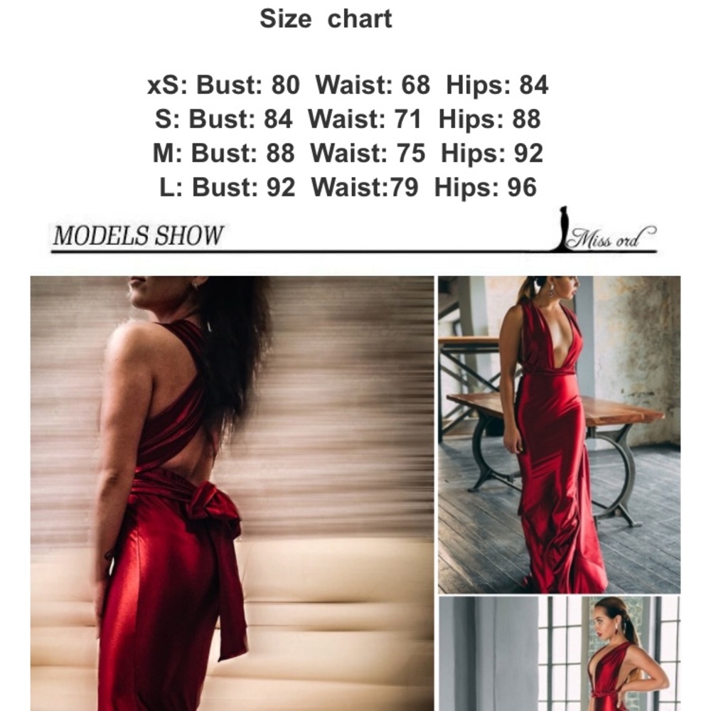NWT Red Gorgeous prom, party , birthday dress - Picture 7 of 8