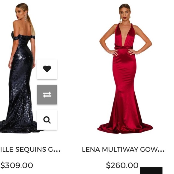 NWT Red Gorgeous prom, party , birthday dress - Picture 3 of 8