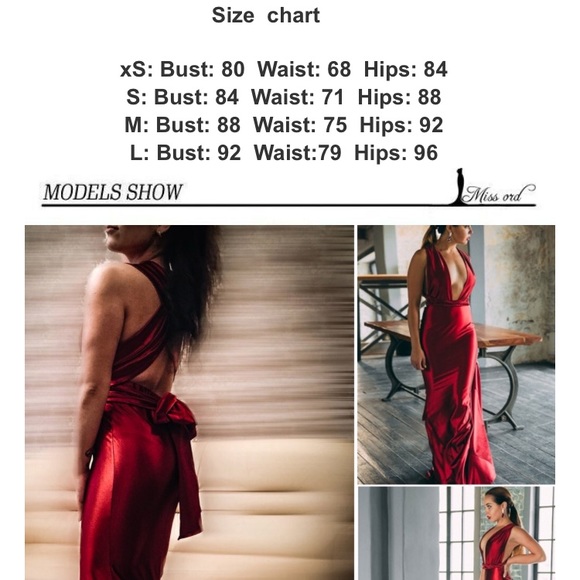 NWT Red Gorgeous prom, party , birthday dress - Picture 7 of 8