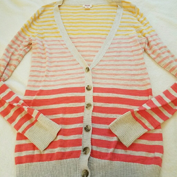 Mossimo Striped Cardigan