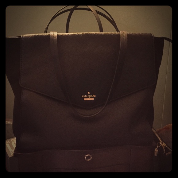 Kate Spade Shoulder Bag with Suede Siding