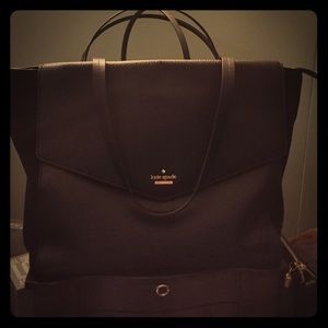 Kate Spade Shoulder Bag with Suede Siding