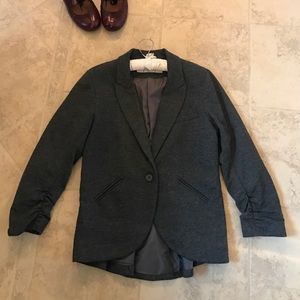 20s style gray flannel jacket by Gibson