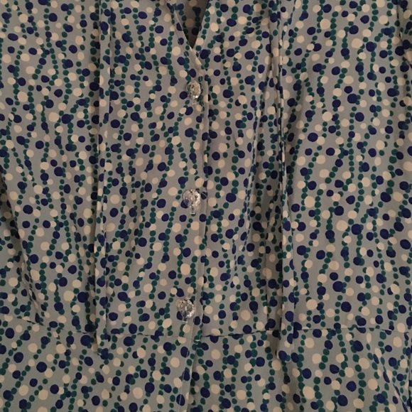 Ec star light green mod blouse - Picture 2 of 3