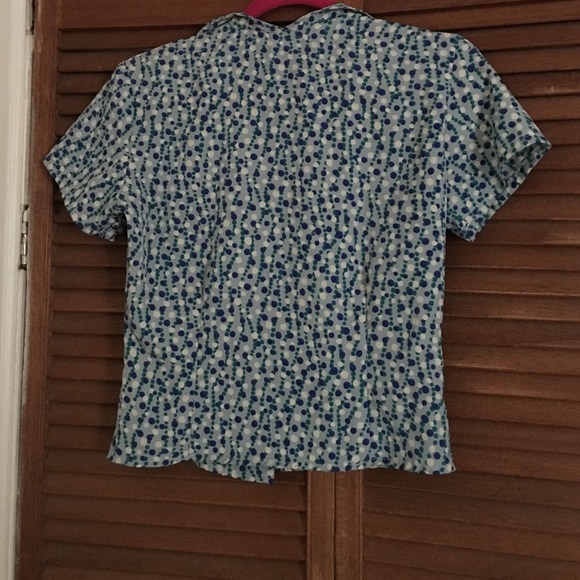 Ec star light green mod blouse - Picture 3 of 3