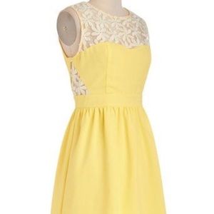 Yellow Mod Dress