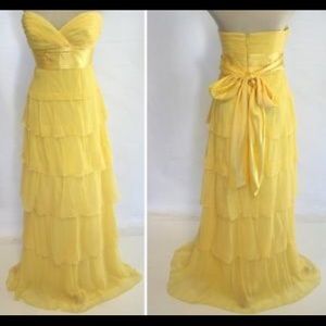 BCBG prom, evening, formal, black tie gown