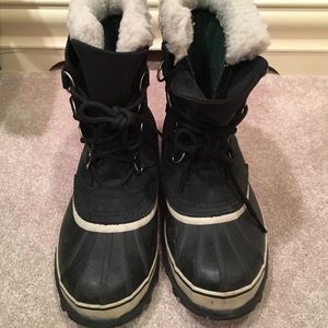 Sorel Caribou waterproof winter boots.