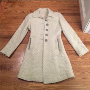 Tweed Minty Green Peacoat XS