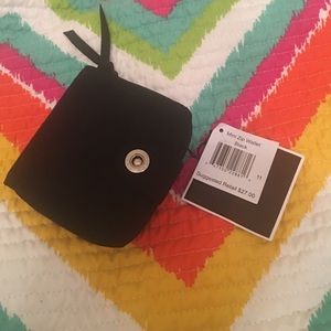 Vera Bradley Mini Zip Wallet NWT black