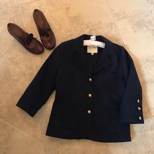 Sweet navy nautical style blazer by Myrtlewood