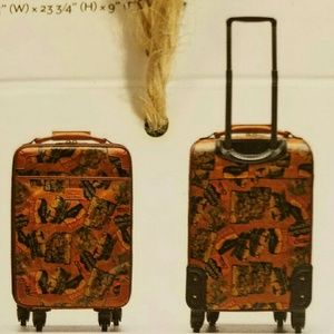 Patricia Nash LEATHER carry-on