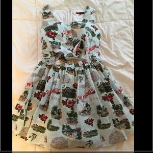 Hellbunny souvenir 50s pinup dress